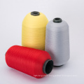 Factory supplier customization dope dyed recycled sewing thread spun polyester